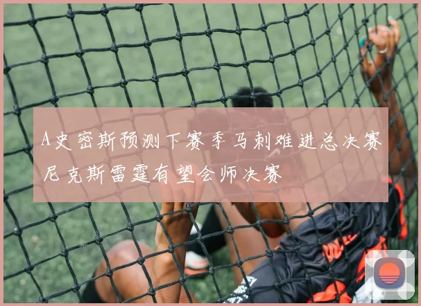 A史密斯预测下赛季马刺难进总决赛尼克斯雷霆有望会师决赛